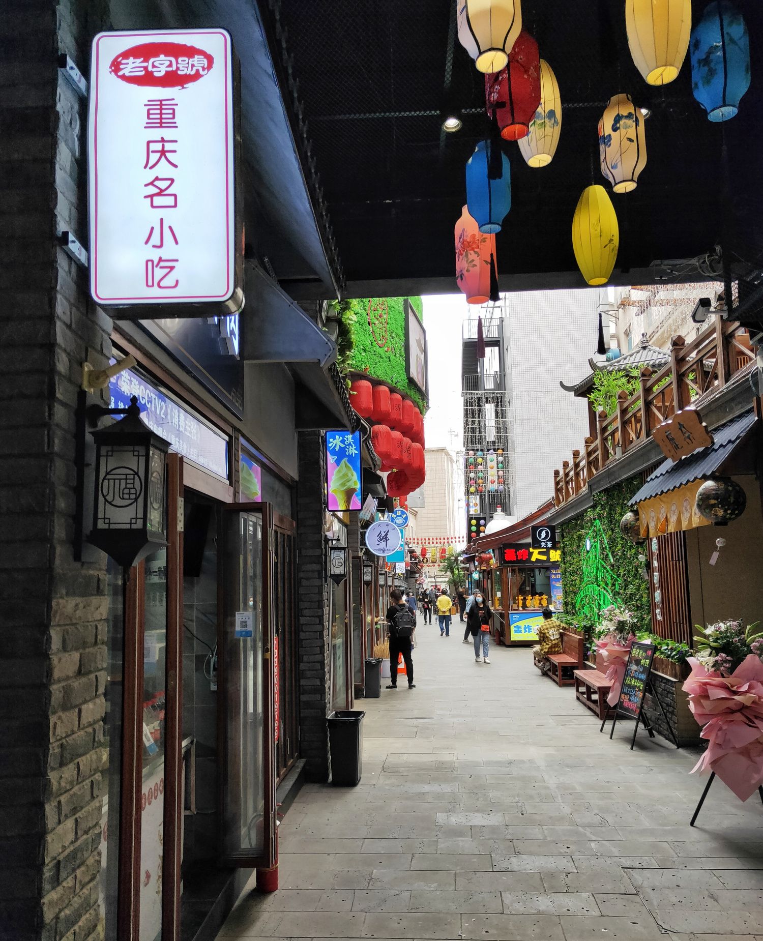 大连网红小吃街青泥巷