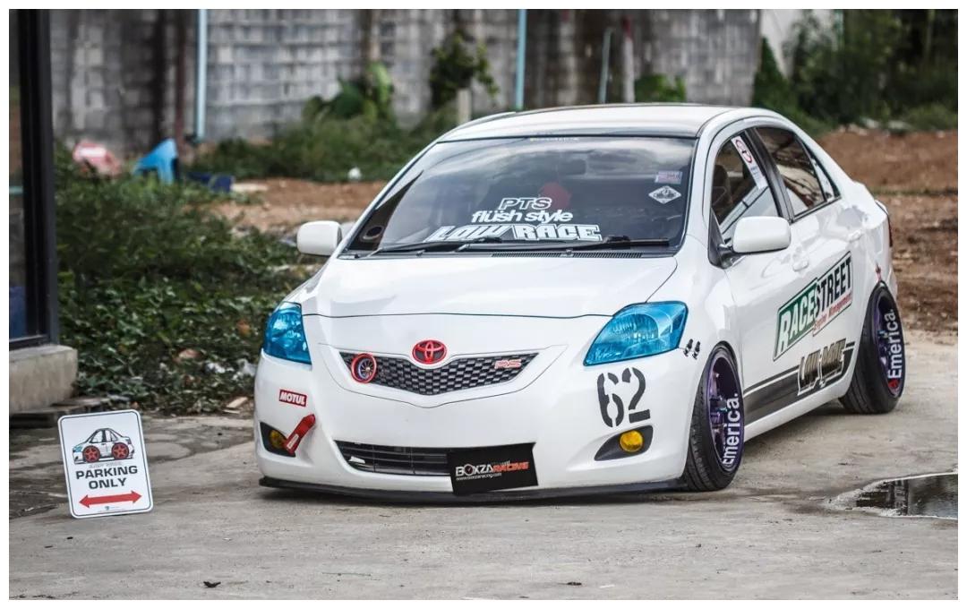 丰田威驰改装,集竞技和姿态风格于一身