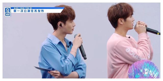 张艺兴看着李汶翰选队友时场面好不热闹