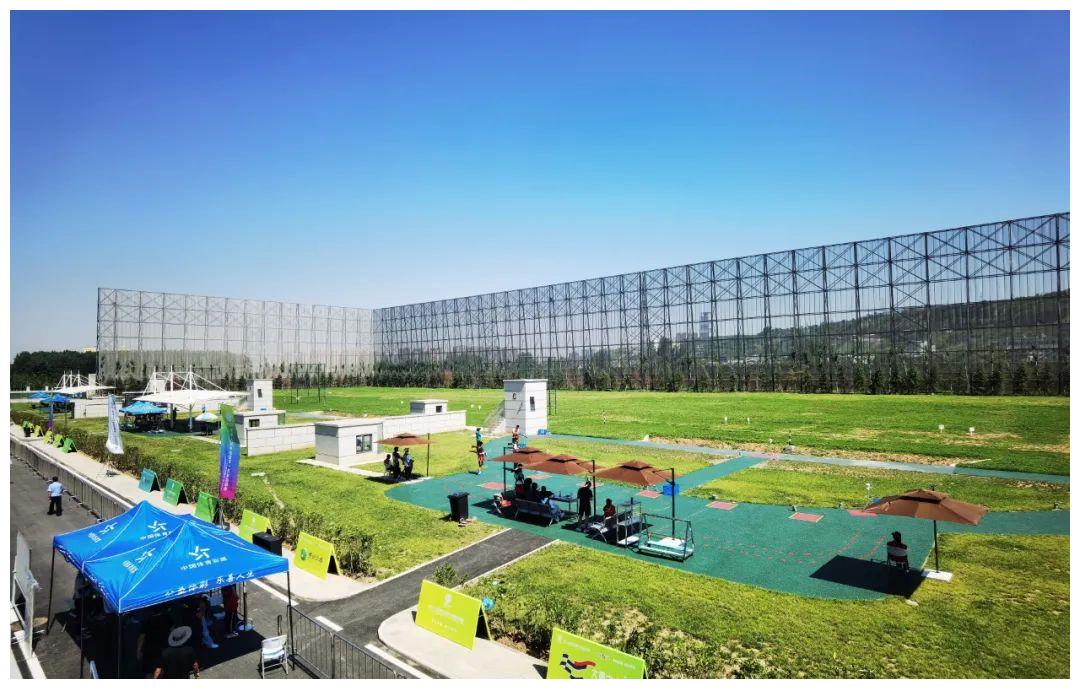 第十四届全国运动会射击(飞碟)项目测试赛开赛