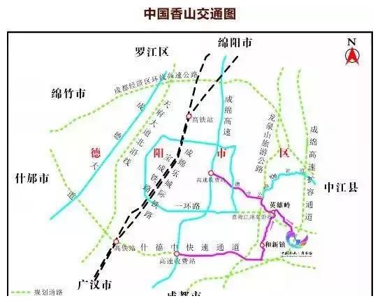这里交通十分便利   什德中快速通道穿越而过