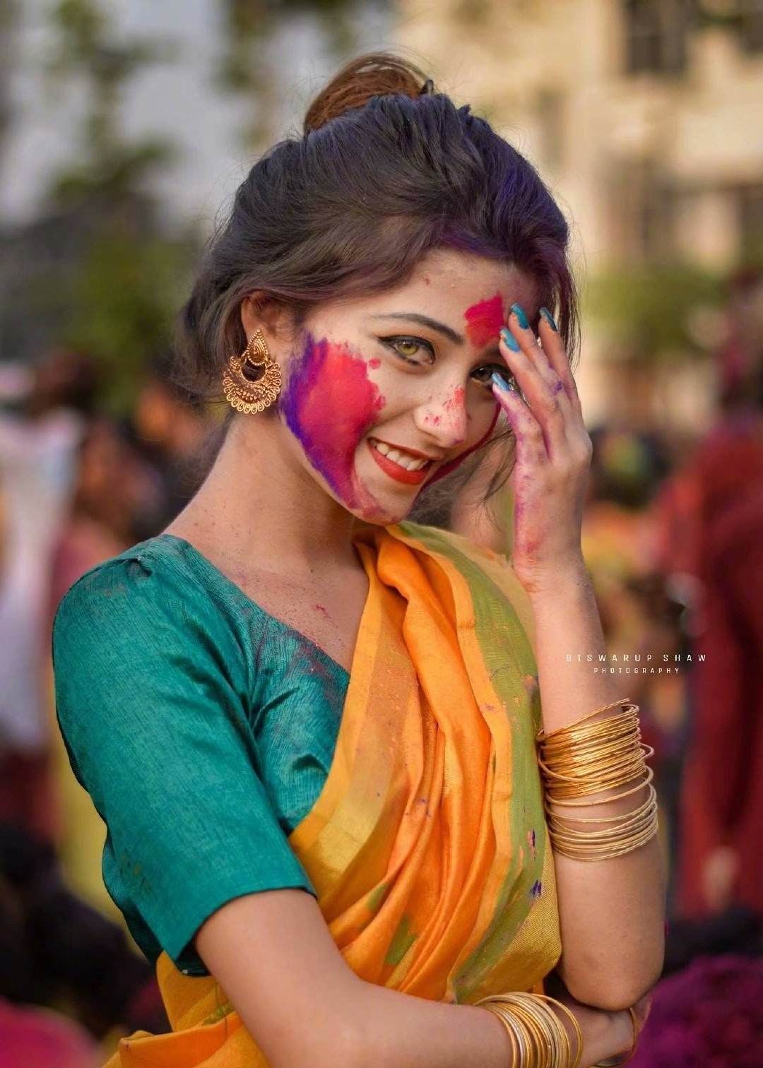 joyeeta sanyal:印度最美女孩儿,橄榄绿色的眼睛能把心融化_高清图集