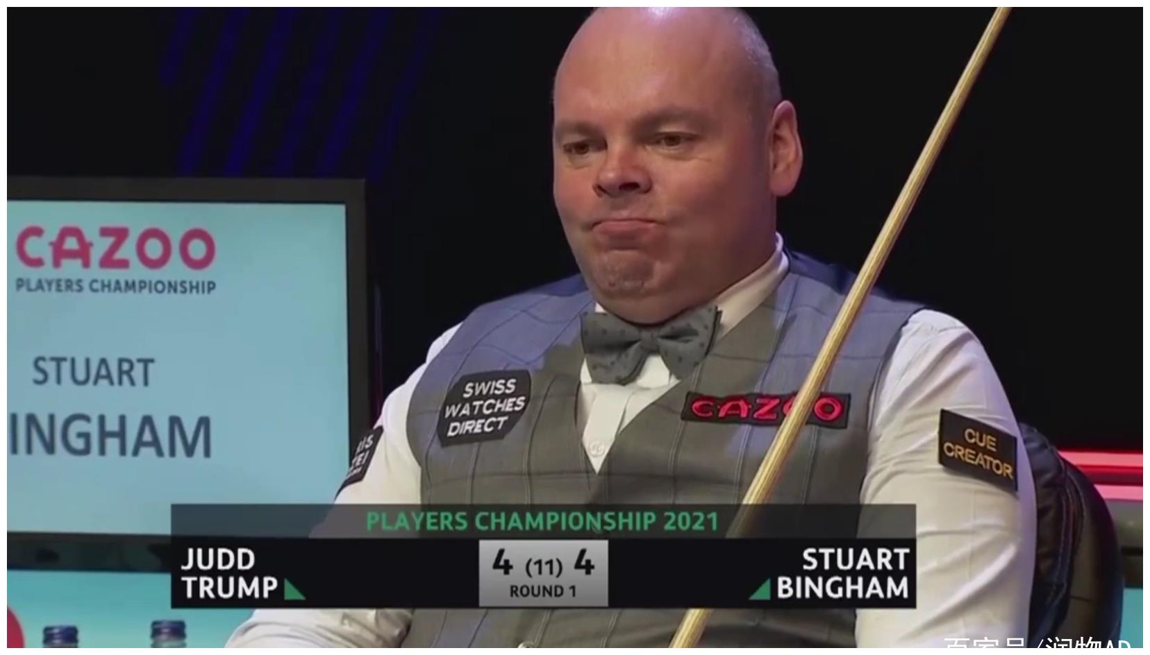 冷门涌现宾汉姆面对世界第一还能两冲147进四强可入围巡回赛