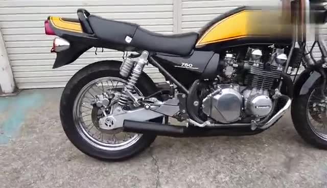 川崎西风750,一代神车,四缸引擎,来