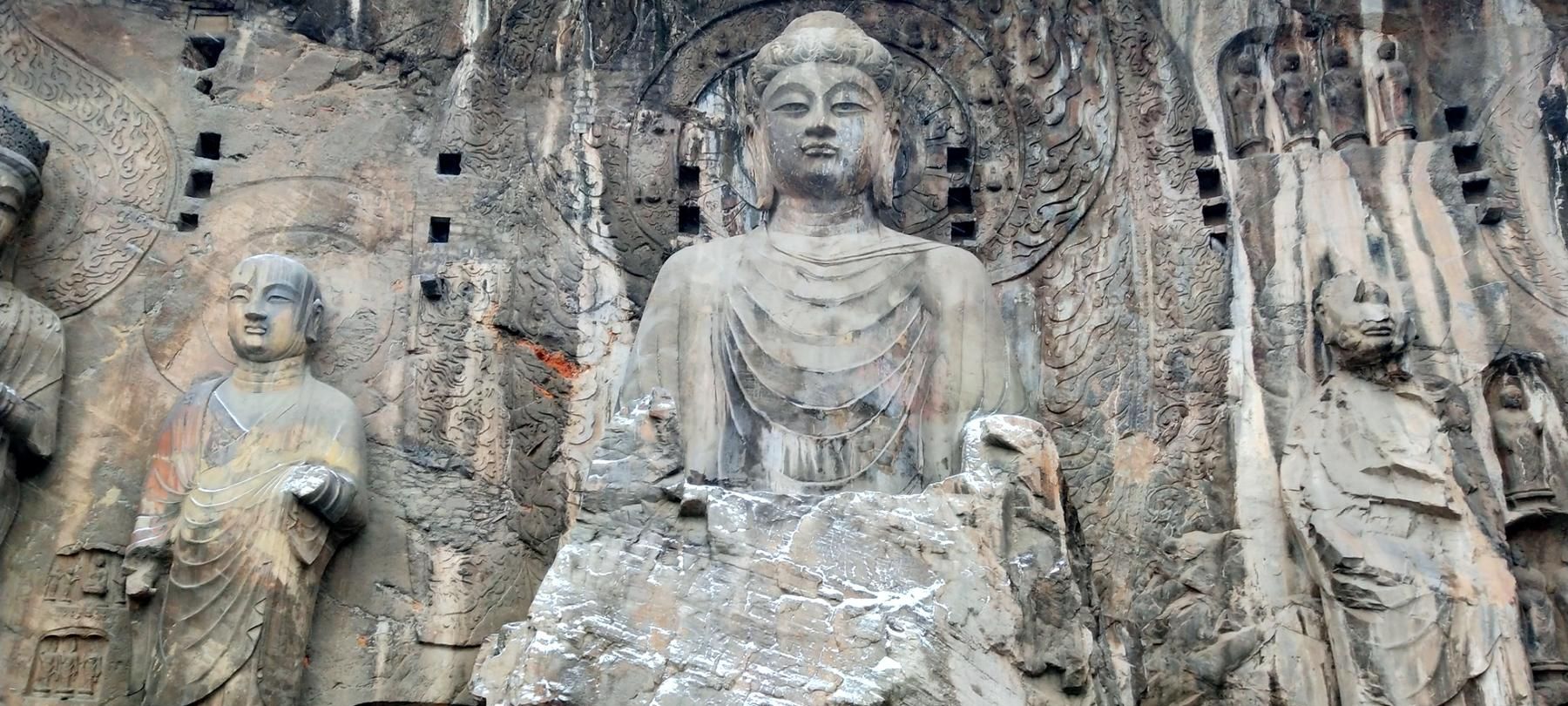 风光摄影 龙门石窟雪景 高清图集 新浪网