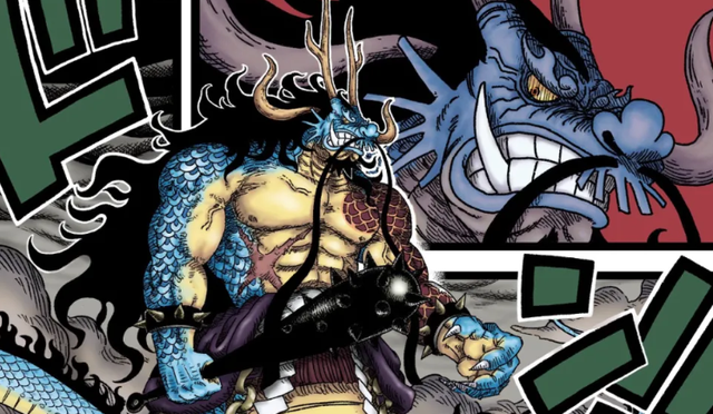 当我看到凯多这款半兽人的形态,我瞬间就想起了龙珠里面的神龙,简直就