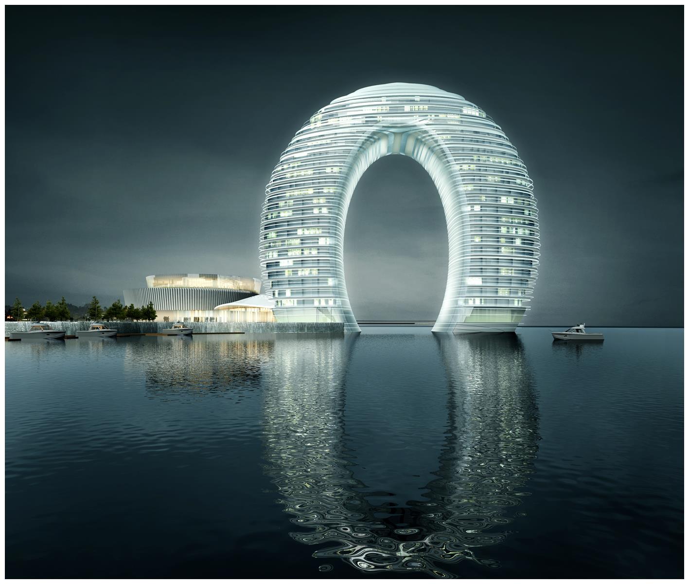 湖州唯一的7星级酒店,本想设计成太湖明月,却被称为"马桶盖"