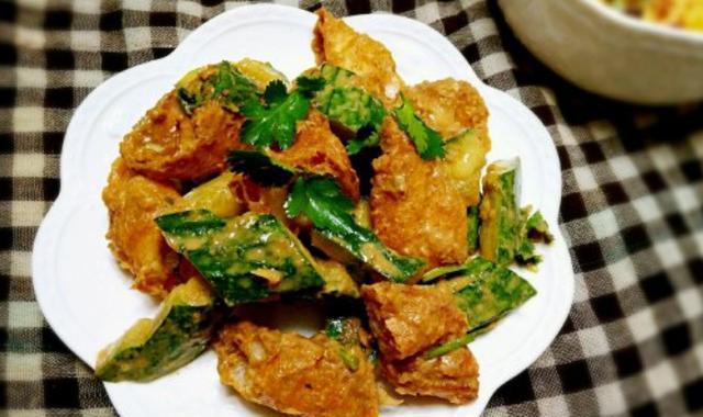 外形霸气的将军菜,不知道的还以为是肉做的菜,其实却是这样的