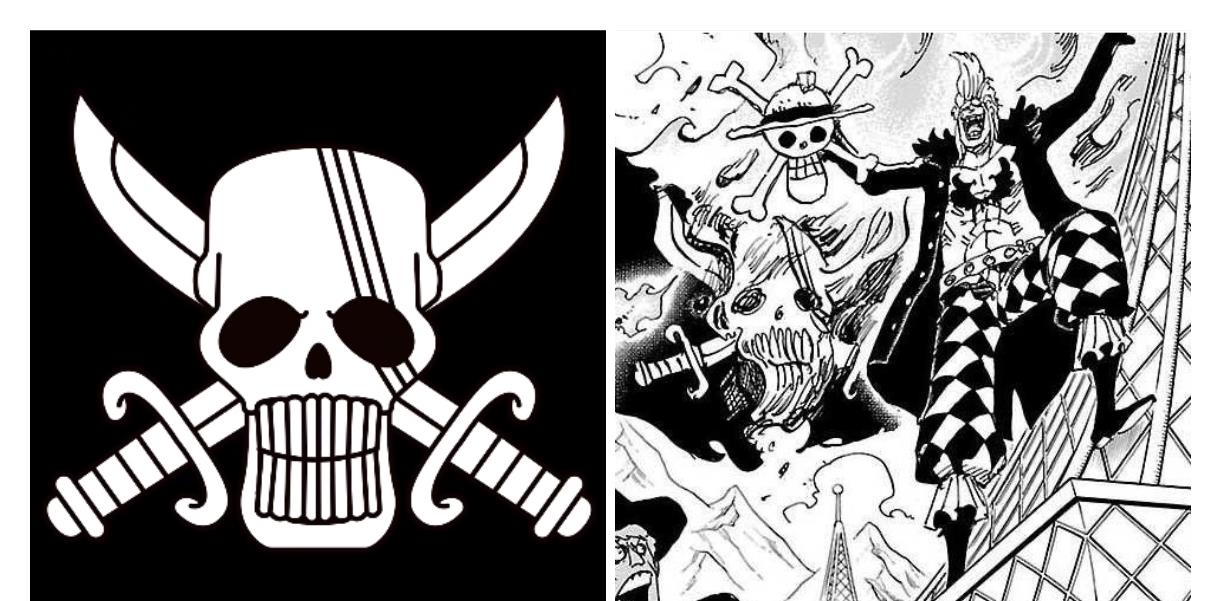 在第15卷单行本的sbs中,粉丝问道第一卷中有一幕香克斯的海贼旗上没有