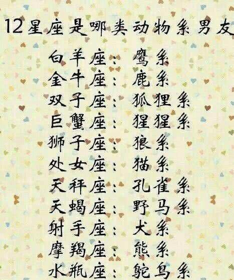 十二星座男友最像哪种动物?处女座像猫,双子座像狐狸__财经头条