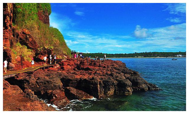 涠洲岛风光秀丽,浪漫的岛屿氛围,感受海岛的魅力|涠洲岛|岛屿|蓝色_新