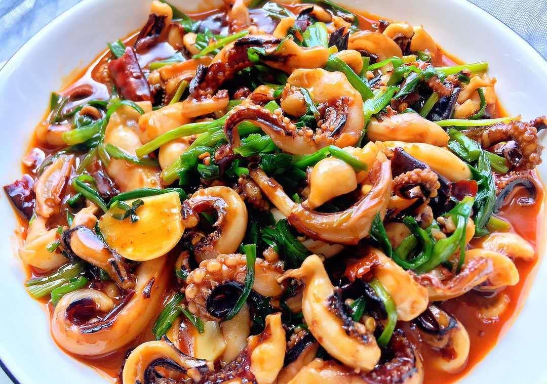 这道美味的老干妈炒鱿鱼,告诉你结果