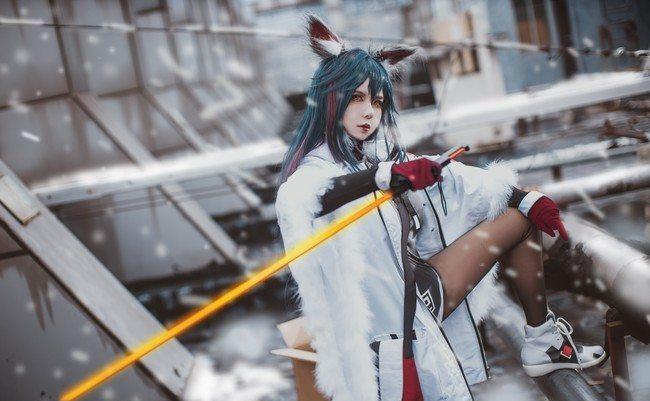 明日方舟 德克萨斯寒冬信使cosplay正片