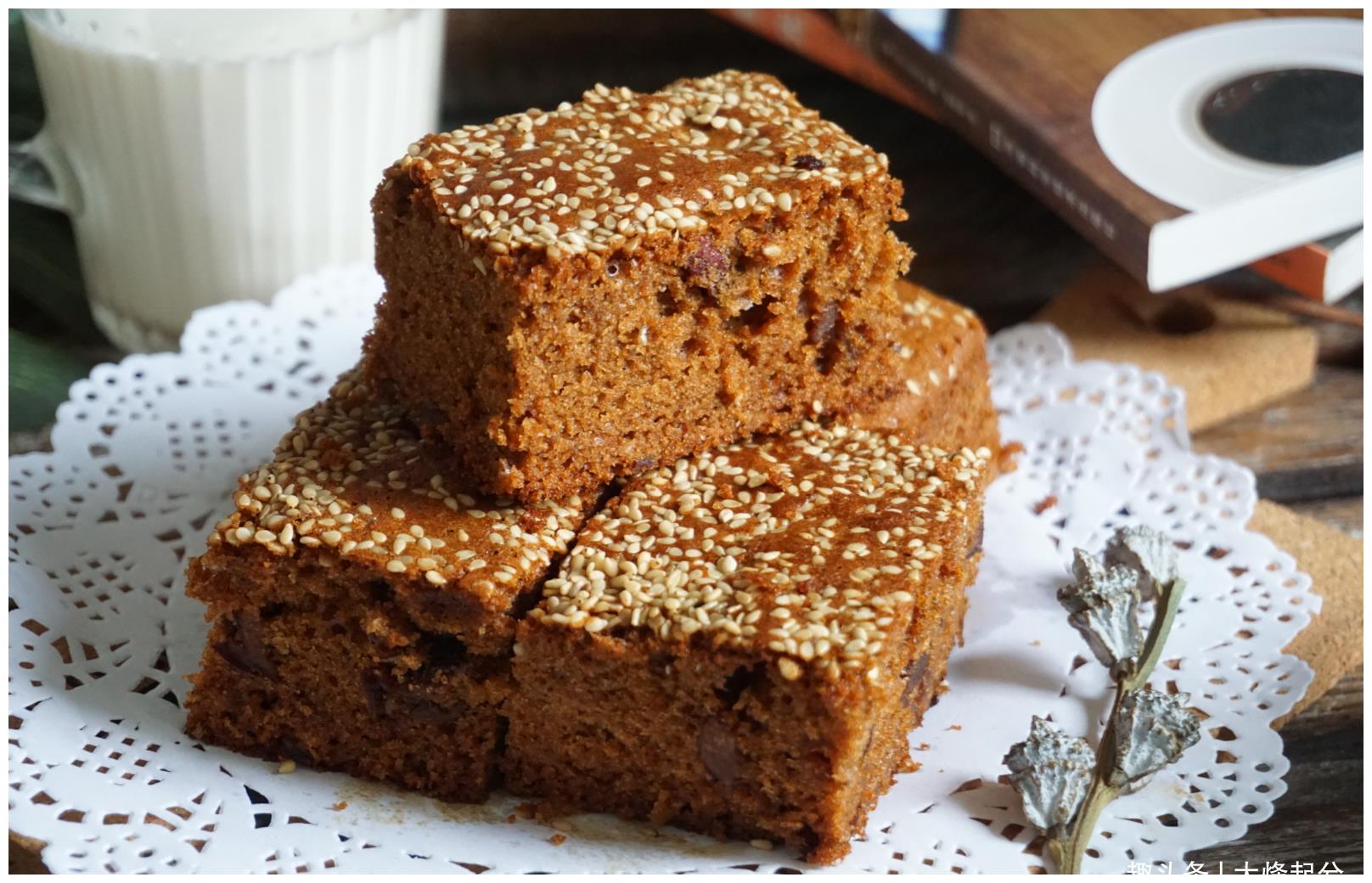 传统枣糕记住几个小诀窍不塌不回缩比买的好吃便宜简单