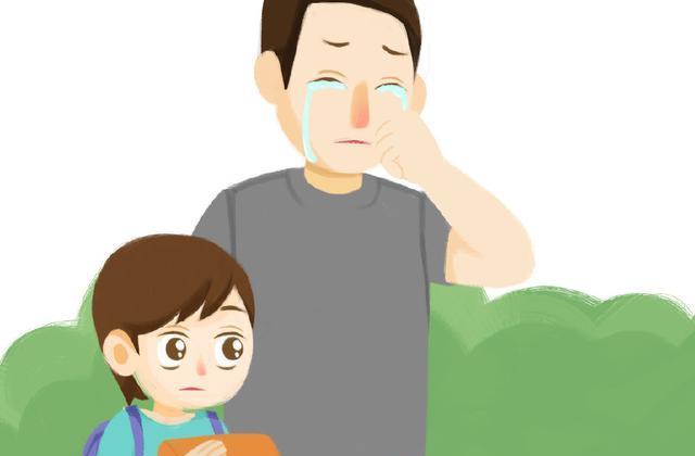 爸爸出轨儿子判给妈妈大街上偶遇刚放学的儿子爸爸心疼哭了