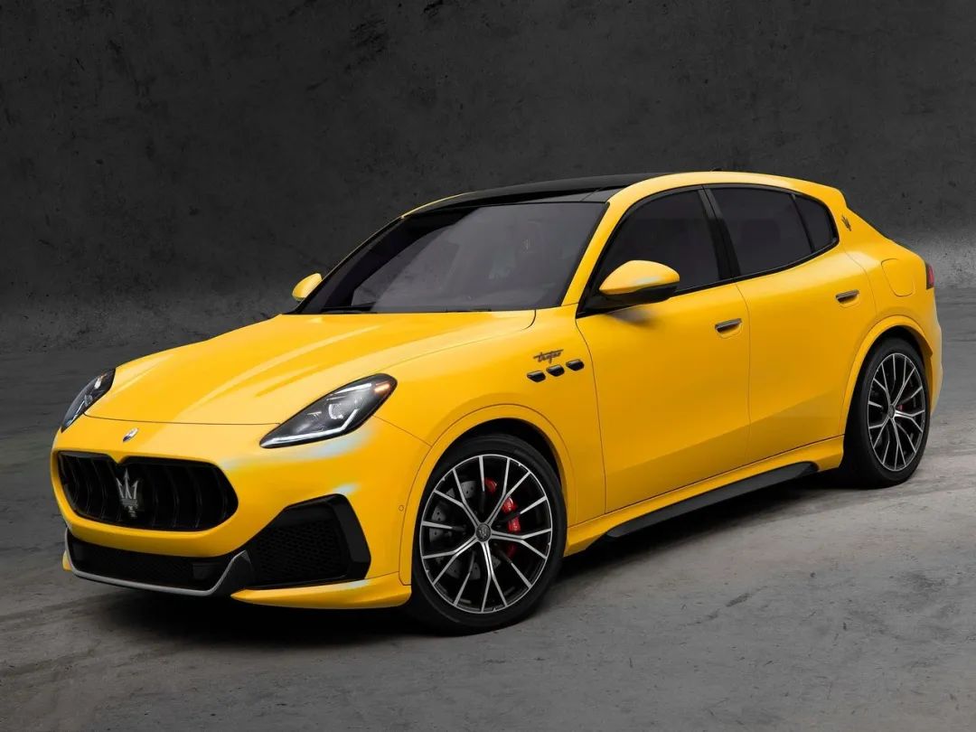 玛莎拉蒂grecale采用着全新家族式设计,并且针对不同版本的车型上在