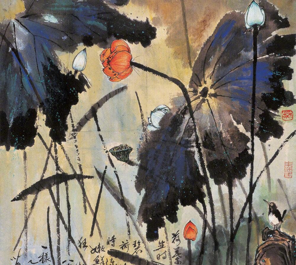 黄苗子国画作品欣赏