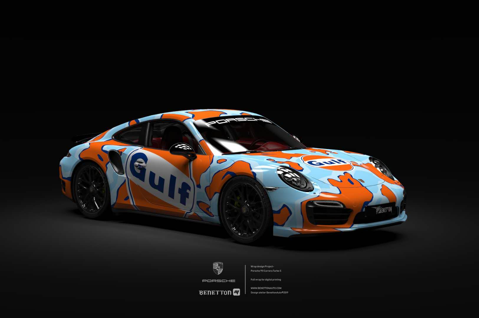 多花两万换装私人定制彩绘 路上小姐姐都想过来搭顺风车保时捷