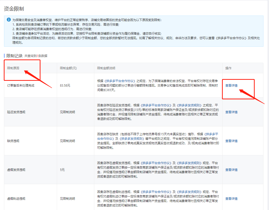 拼多多资金被限制了怎么办