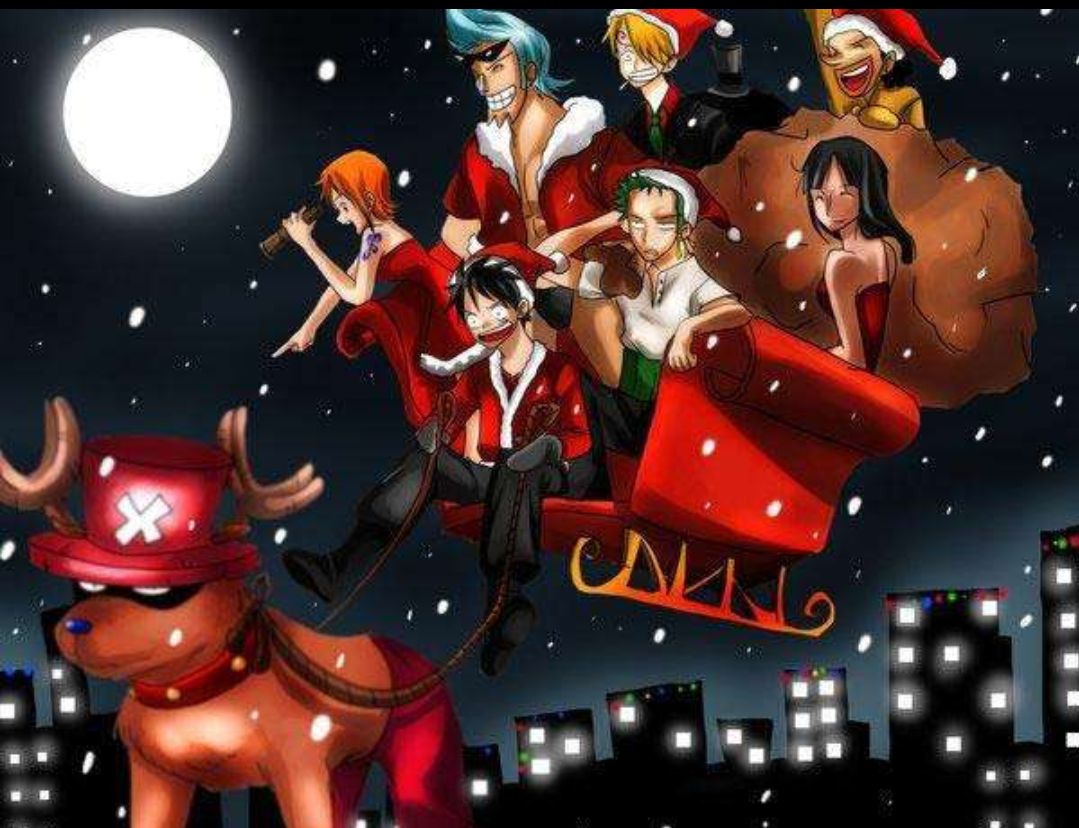 One Piece Merry Christmas Wallpapers - Wallpaper Cave