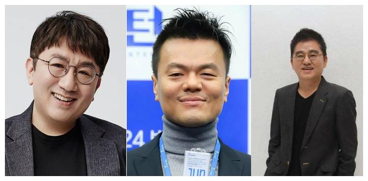 jyp成立前期,公司的铁三角朴振英 洪胜成 方时赫是支撑整个公司的支柱