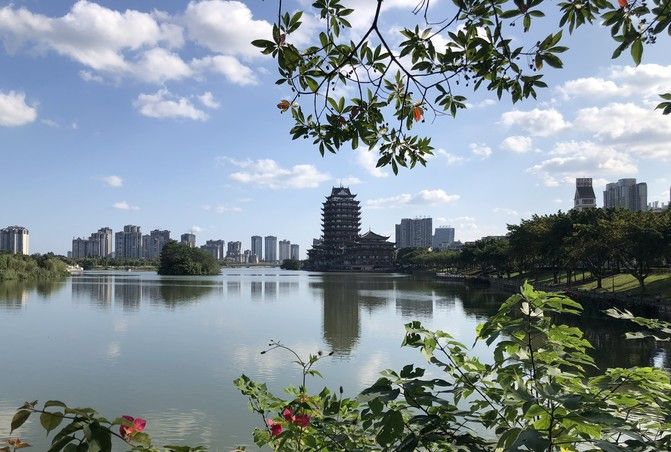 四川眉山东坡湖湿地公园眉山头条