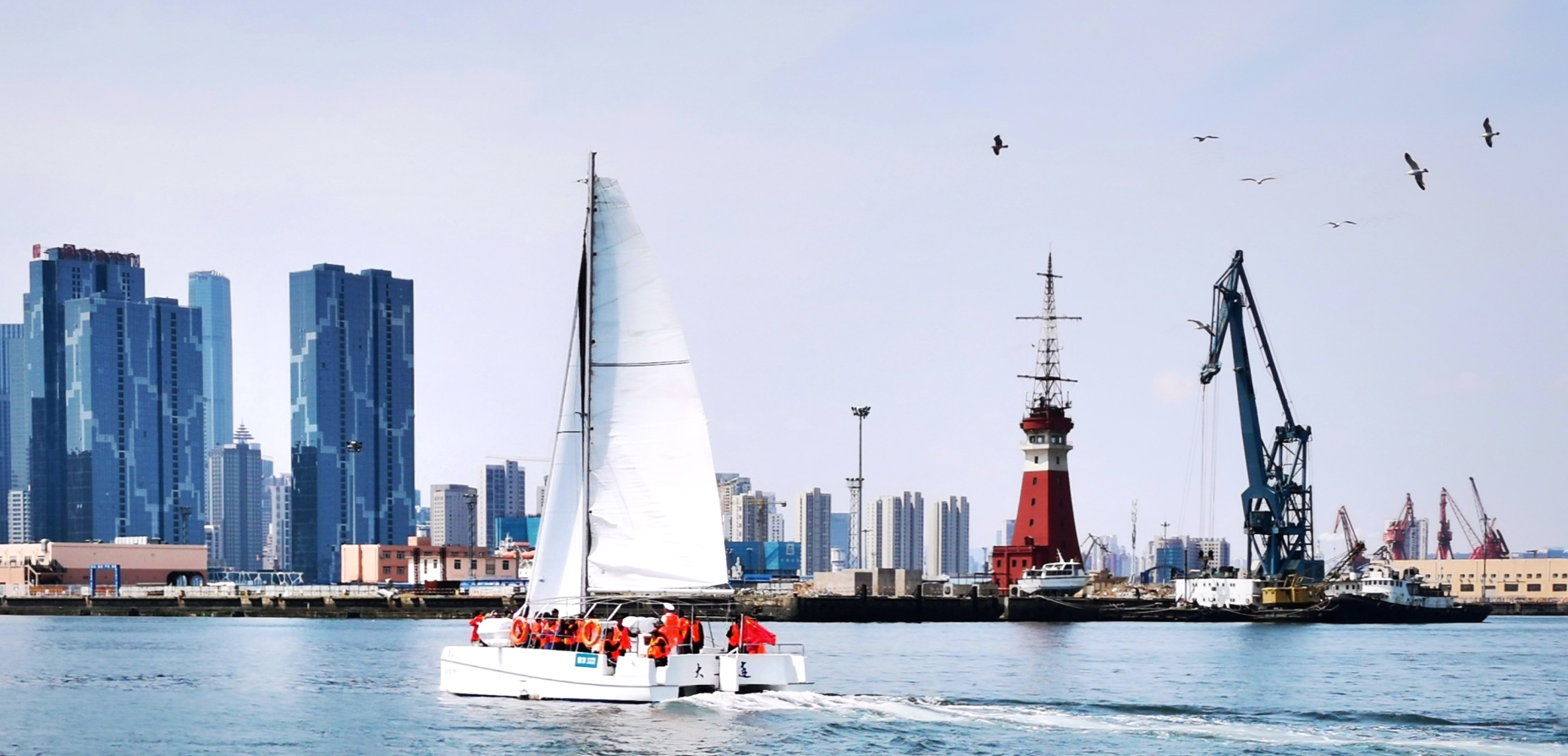 记者探访今夏大连海上游新线路