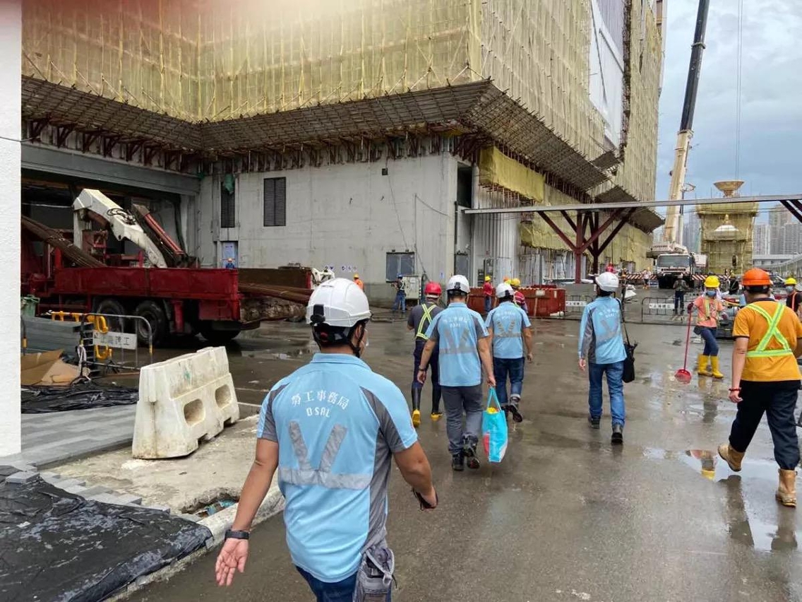 澳门路凼某工地发生高坠事故,致1死,澳门劳工局高度关注