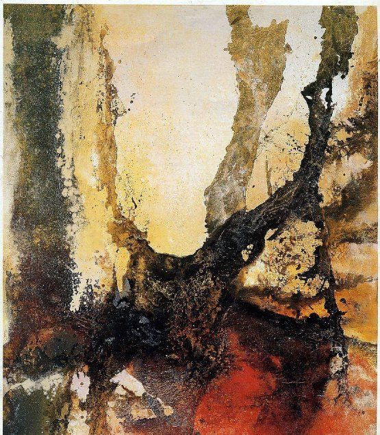 赵无极 中国拍卖价格最贵的画家 抽象作品