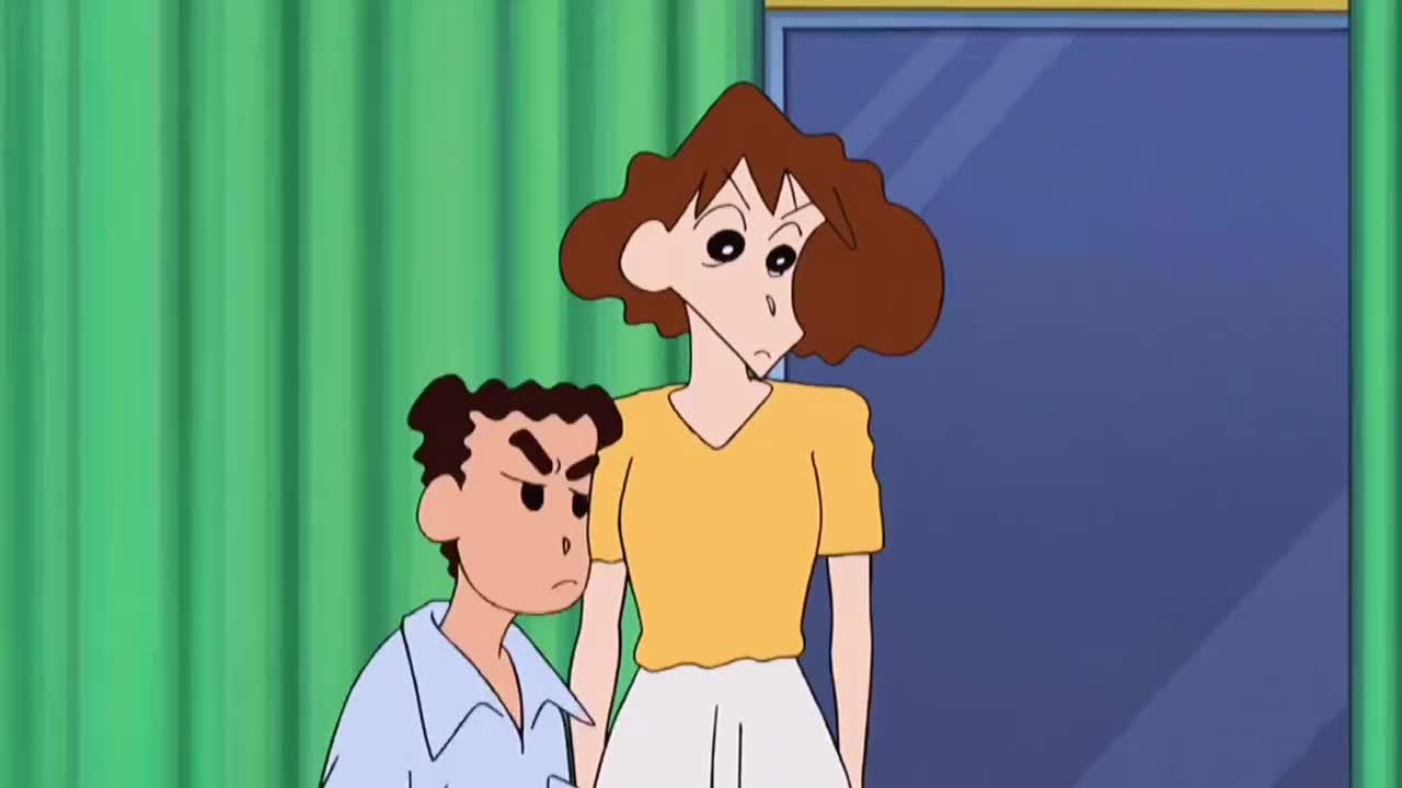 蜡笔小新外星人误闯到小新家把美伢和广志变成小孩