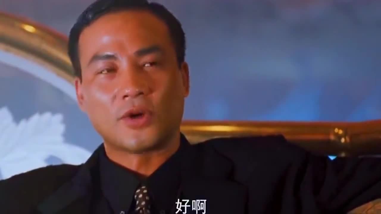 古惑仔-雷公威胁蒋天生合作蒋天生临危不乱不愧为洪兴老大