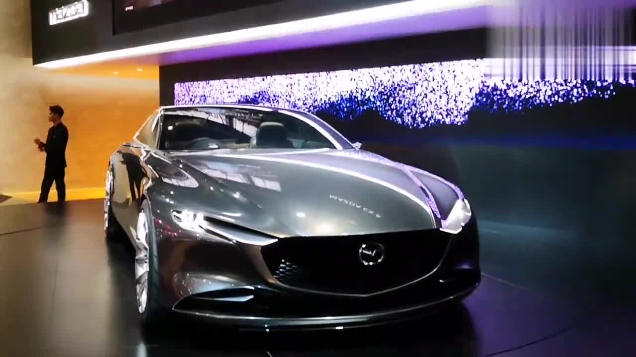 最美概念车,马自达visioncoupe亮相2019上海车展