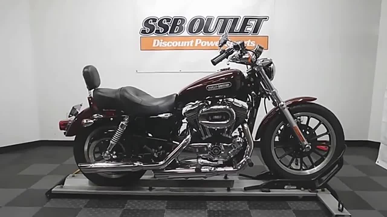 哈雷戴维森xl1200l低骑跑车,外观全黑超酷