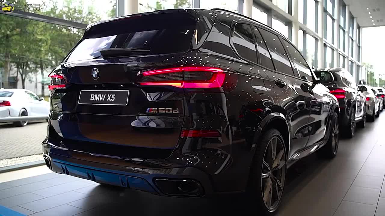 2020款宝马x5m50d,近距离高清鉴赏,这货居然有400匹马力!