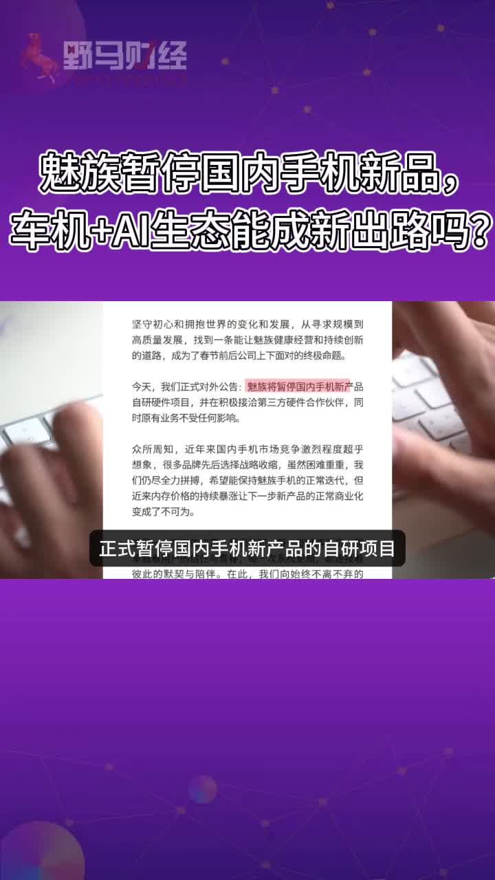 魅族暂停国内手机新品，车机+AI生态能成新出路吗？