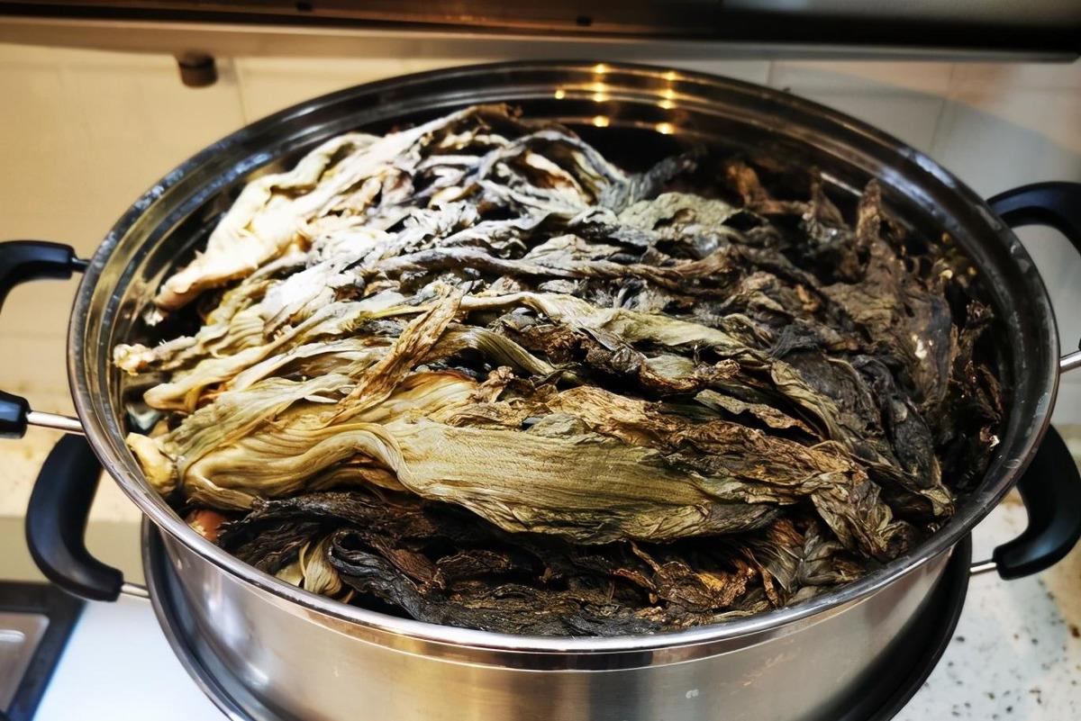 梅干菜详细做法传统腌制简单易学配方毫无保留存放时间久