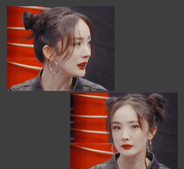 杨幂现身王牌对王牌直播双丸子哪吒造型甜中带飒灵动撩人