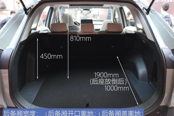 而crv虽然没有公布后备箱官方容积数据,但是从尺寸上来看,与rav4的