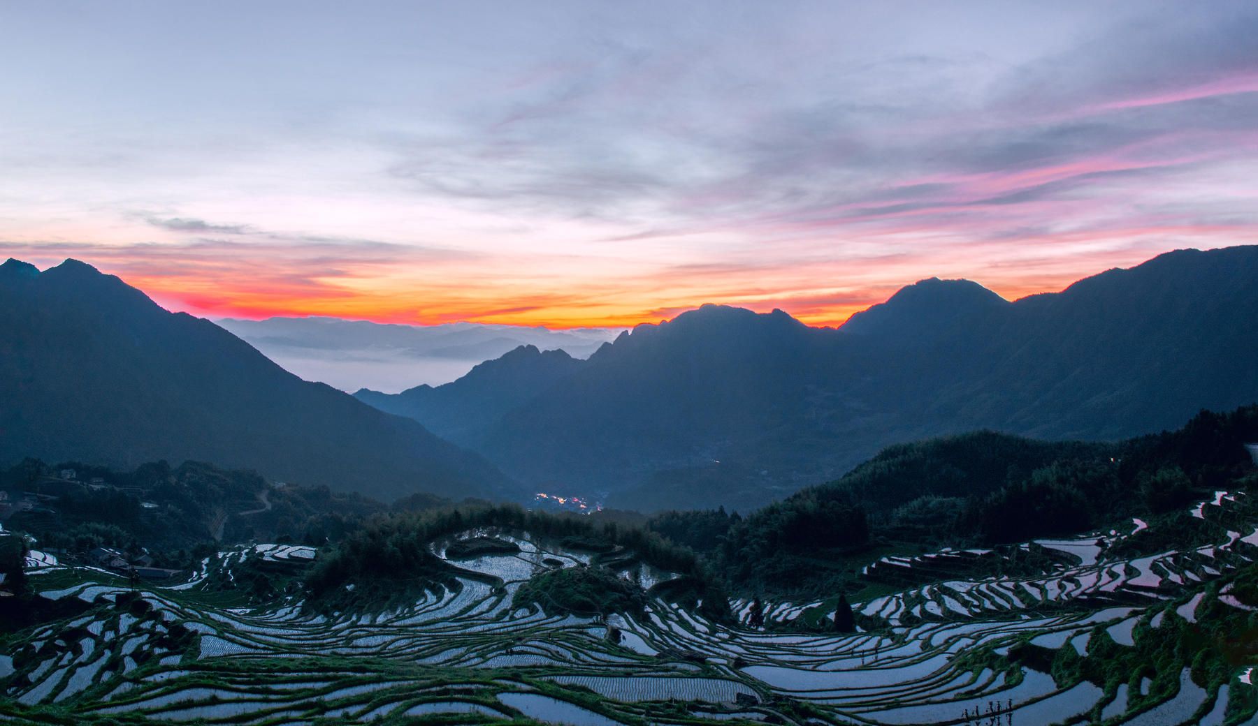 风光摄影:浙江丽水的梯田_高清图集_新浪网