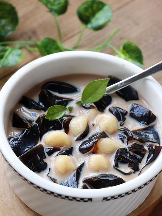 奶茶疙瘩龟苓膏的美味做法,超简单!