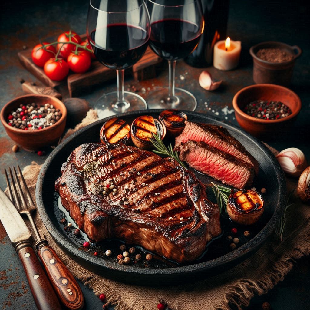 阿根廷的牛肉传奇:鲜美的牛排与红酒