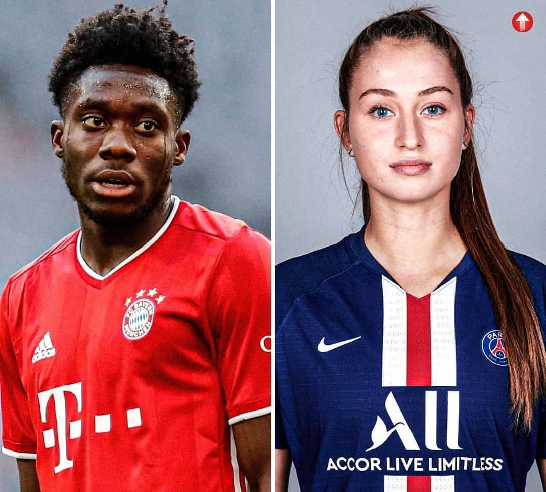 足球佳丽第17期:拜仁边锋阿方索·戴维斯的球员女友—海特玛!