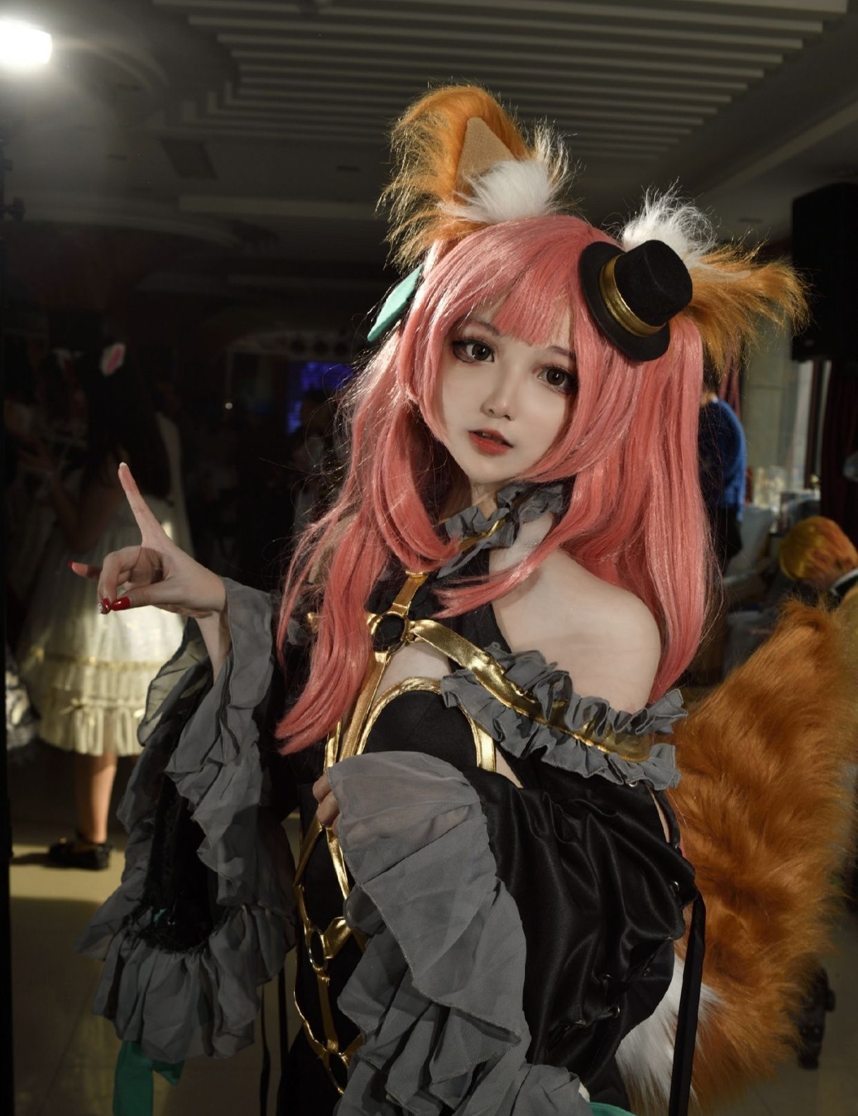 Cosplay 玉藻前 我是一位漆黑的魔术师 要看我变一个魔术吗 高清图集 新浪网