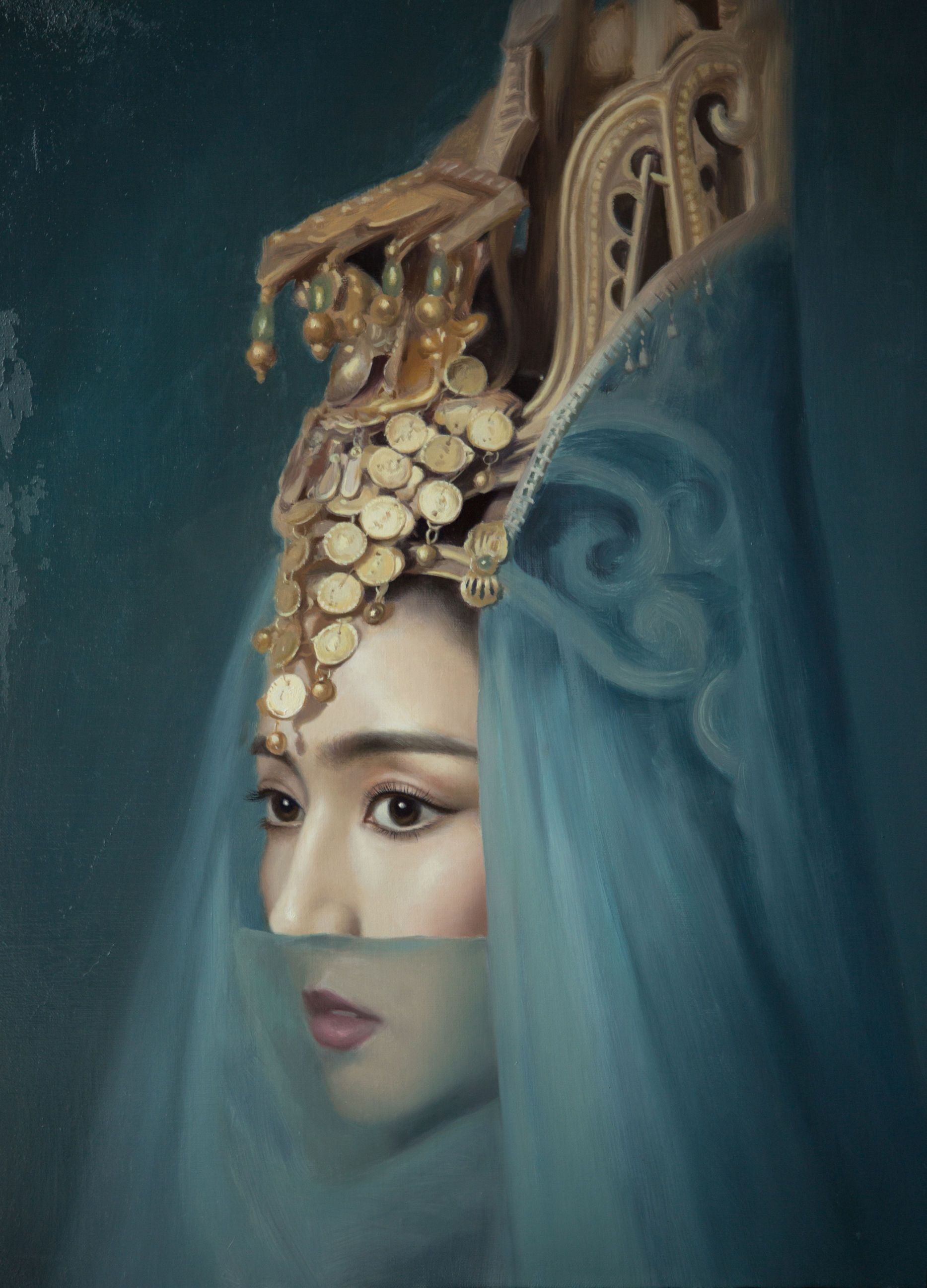 唯美细腻画家吴兴华的写实油画