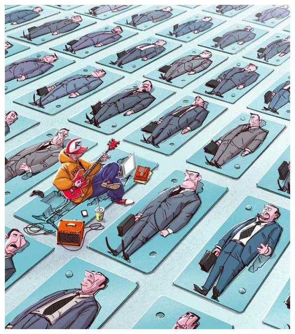 揭露现实问题的9张讽刺插画直击人心引人深思