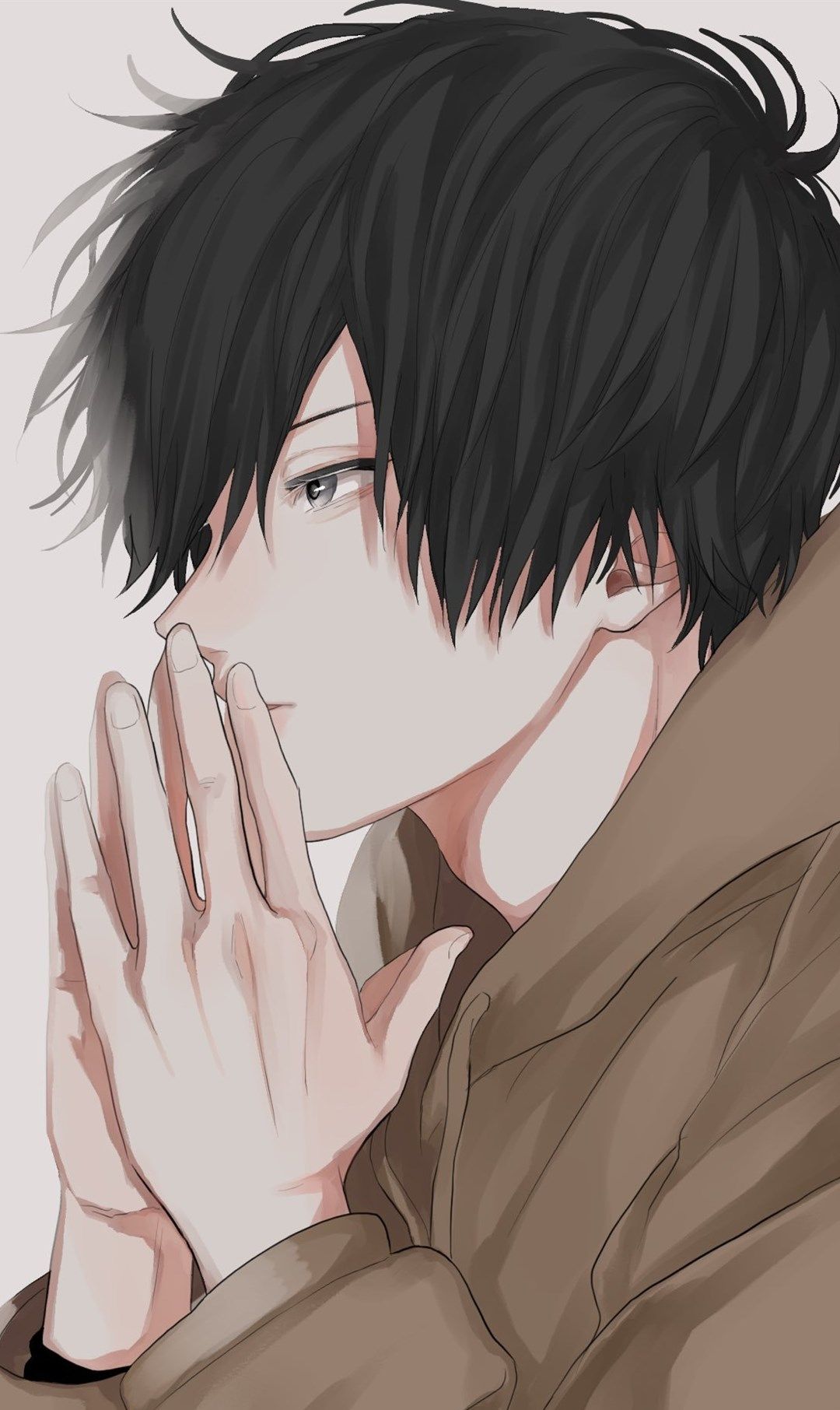 温柔优雅男生插画,干净阳光又飘逸的画风,带给你初恋般的悸动