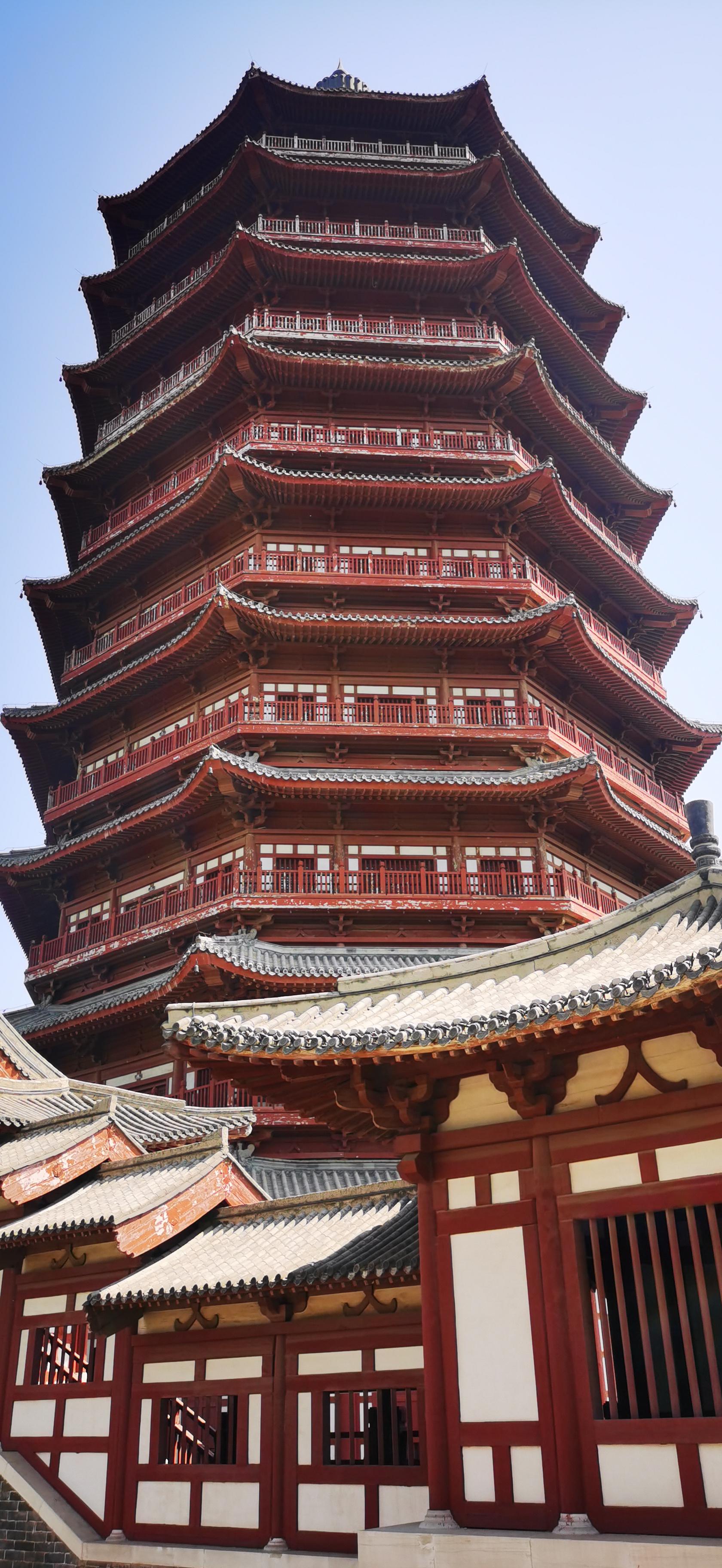 思窝骑着马儿去草原:永定塔,永定安澜,北京园博会标志性建筑__财经