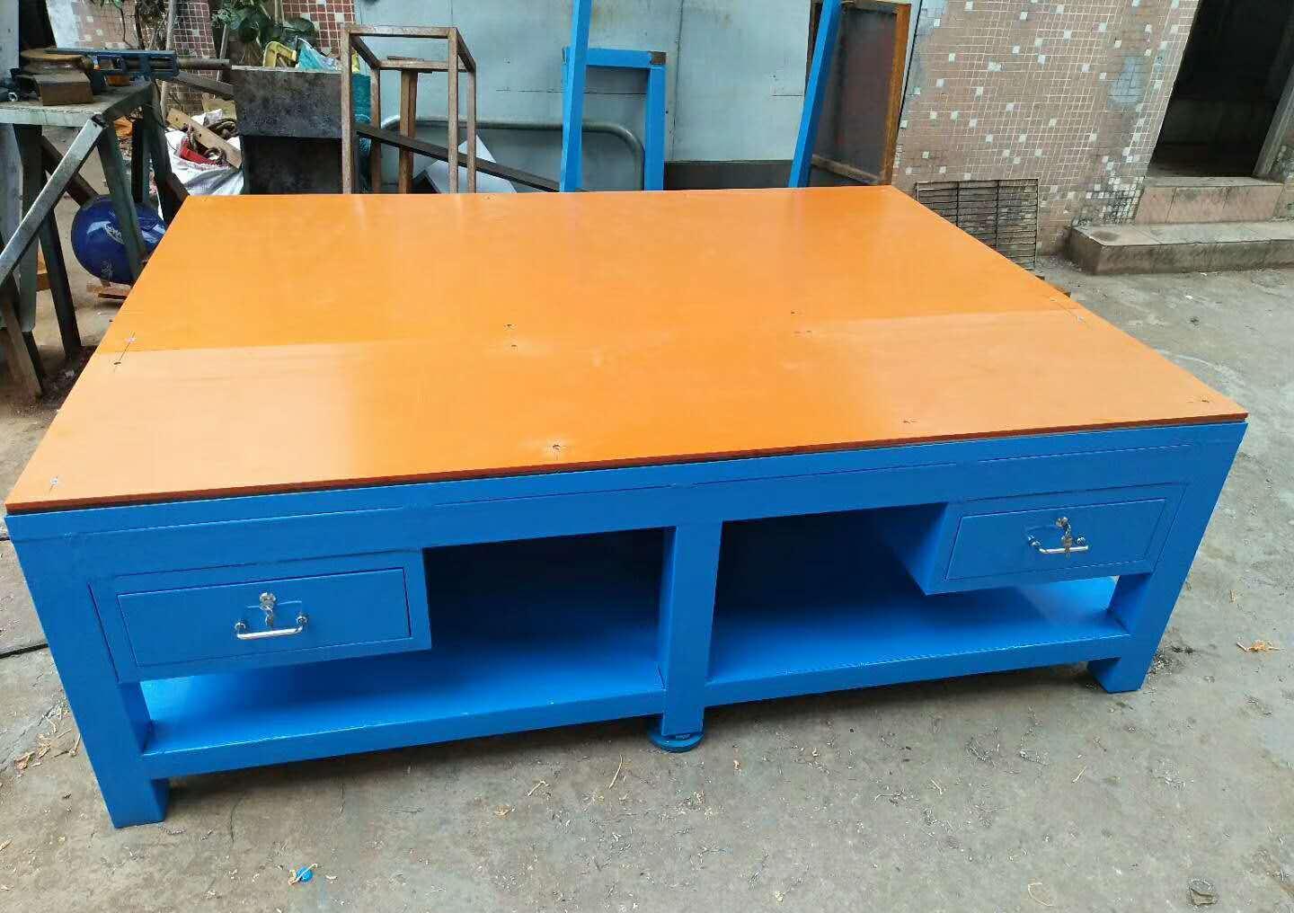 45号钢板工作台_a3钢板钳工台_钢板模具平台