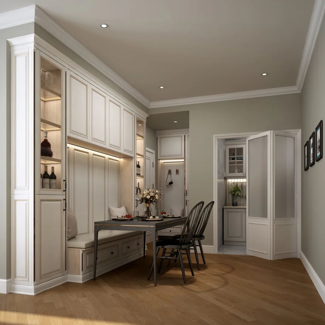 02 定制卡座式餐边柜