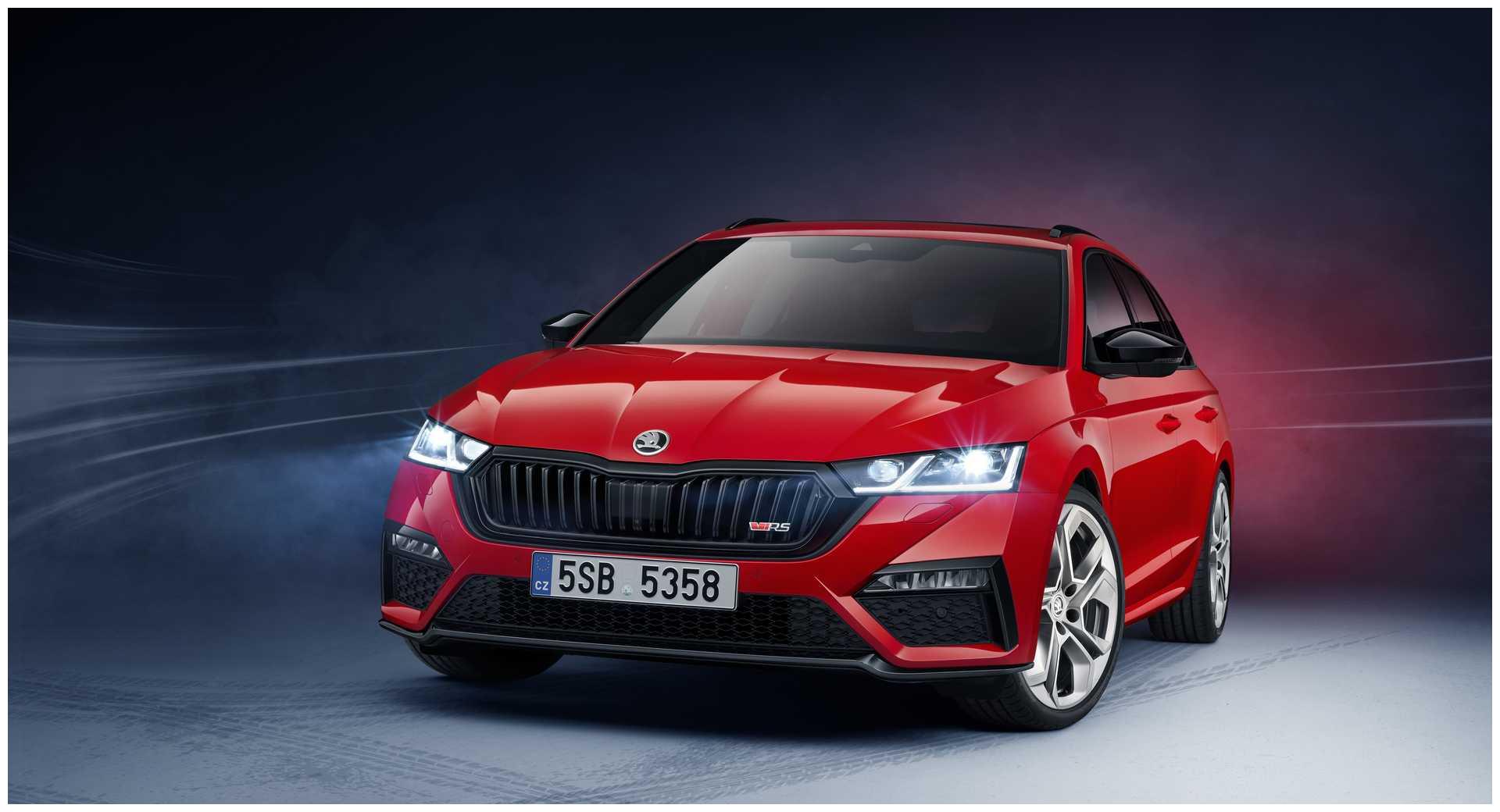 2021斯柯达明锐rs首次亮相 并有四驱车型